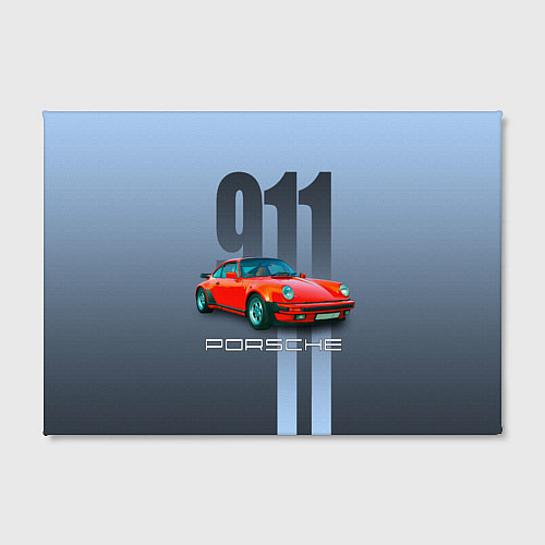 Картина прямоугольная Винтажный автомобиль Porsche 911 Carrera / 3D-принт – фото 2