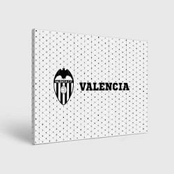 Холст прямоугольный Valencia sport на светлом фоне по-горизонтали, цвет: 3D-принт