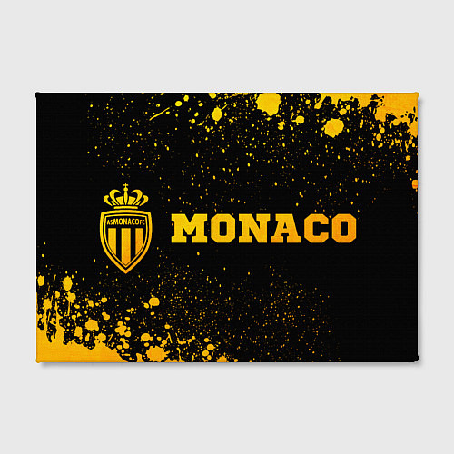 Картина прямоугольная Monaco - gold gradient по-горизонтали / 3D-принт – фото 2