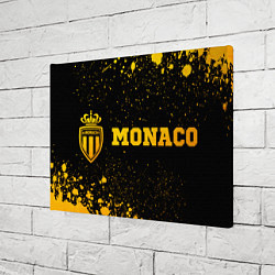 Холст прямоугольный Monaco - gold gradient по-горизонтали, цвет: 3D-принт — фото 2