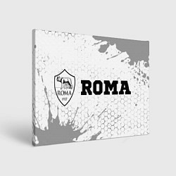 Холст прямоугольный Roma sport на светлом фоне по-горизонтали, цвет: 3D-принт