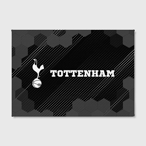 Картина прямоугольная Tottenham sport на темном фоне по-горизонтали / 3D-принт – фото 2