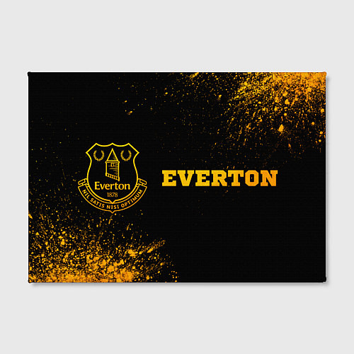 Картина прямоугольная Everton - gold gradient по-горизонтали / 3D-принт – фото 2