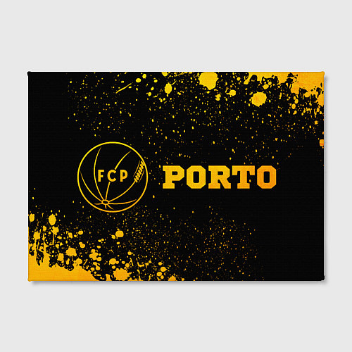 Картина прямоугольная Porto - gold gradient по-горизонтали / 3D-принт – фото 2
