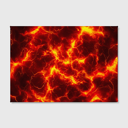 Картина прямоугольная Текстура огня / 3D-принт – фото 2