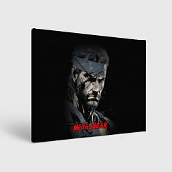 Холст прямоугольный Metal gear Venom Snake, цвет: 3D-принт
