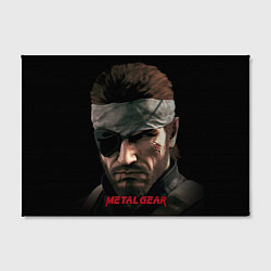 Холст прямоугольный Metal gear Venom Snake, цвет: 3D-принт — фото 2
