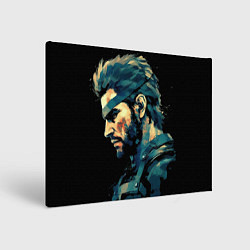Холст прямоугольный Веном Снейк Metal gear game, цвет: 3D-принт