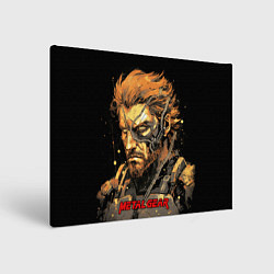 Холст прямоугольный Веном Снейк Metal gear game, цвет: 3D-принт