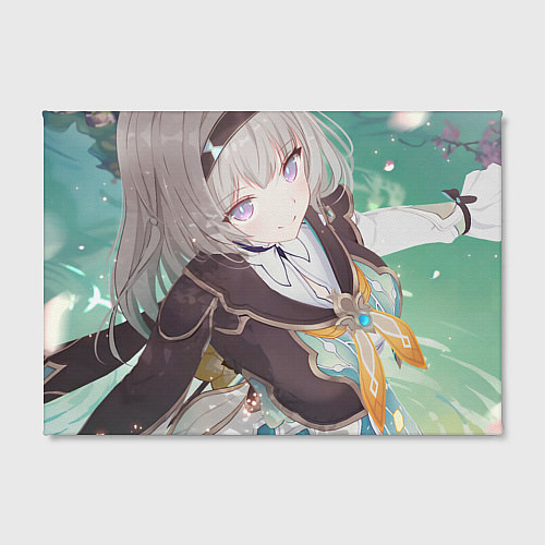 Картина прямоугольная Honkai Star Rail Firefly smile / 3D-принт – фото 2