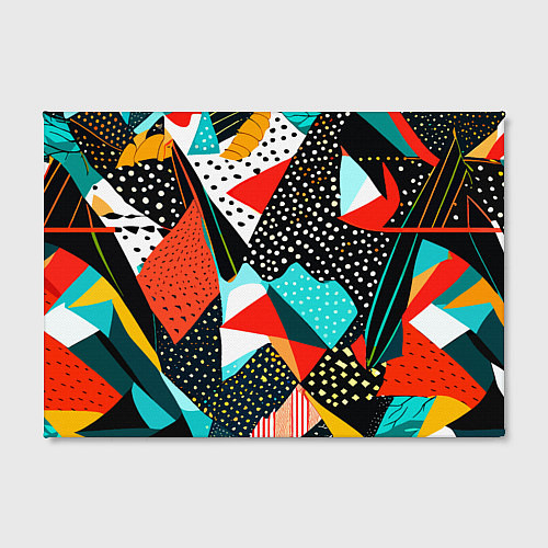 Картина прямоугольная Abstract patchwork - ai art / 3D-принт – фото 2