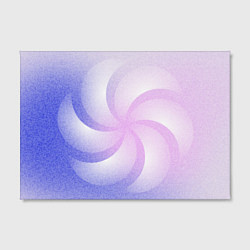 Холст прямоугольный Пикселизация градиента с вертушкой, цвет: 3D-принт — фото 2