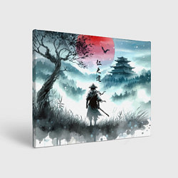 Картина прямоугольная Japanese samurai - ghost of Tsushima