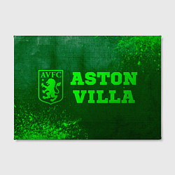 Холст прямоугольный Aston Villa - green gradient по-горизонтали, цвет: 3D-принт — фото 2