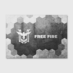 Холст прямоугольный Free Fire - grey gradient по-горизонтали, цвет: 3D-принт — фото 2