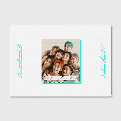Картина прямоугольная Ateez участники / 3D-принт – фото 2