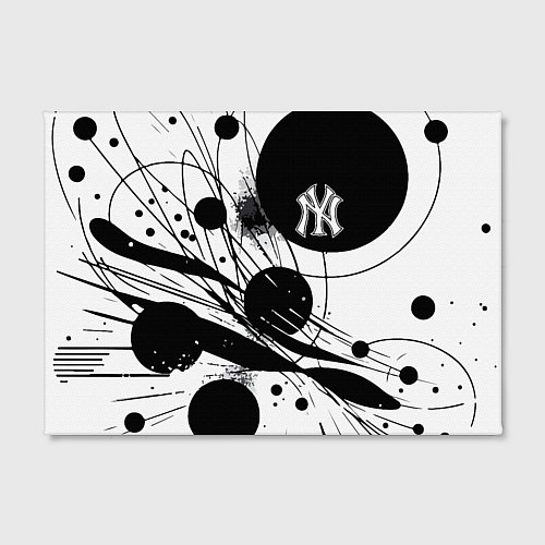 Картина прямоугольная New York Yankees baseball team - abstraction / 3D-принт – фото 2