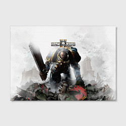 Холст прямоугольный Warhammer 40000 space marine 2 poster, цвет: 3D-принт — фото 2