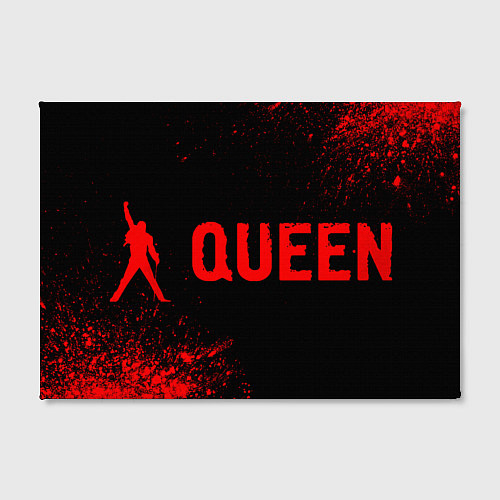 Картина прямоугольная Queen - red gradient по-горизонтали / 3D-принт – фото 2