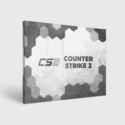 Картина прямоугольная Counter Strike 2 - white gradient по-горизонтали