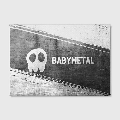Картина прямоугольная Babymetal - grey gradient по-горизонтали / 3D-принт – фото 2