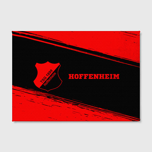 Картина прямоугольная Hoffenheim - red gradient по-горизонтали / 3D-принт – фото 2