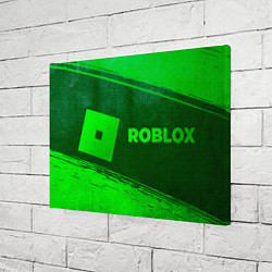 Холст прямоугольный Roblox - green gradient по-горизонтали, цвет: 3D-принт — фото 2