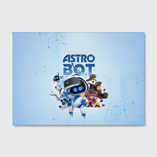 Картина прямоугольная Astro Bot - Game / 3D-принт – фото 2