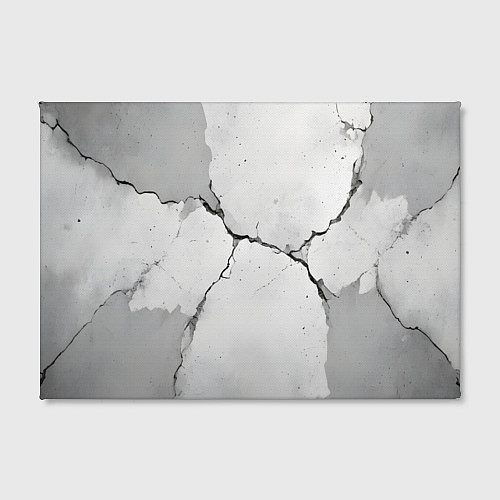 Картина прямоугольная Растрескавшийся бетон / 3D-принт – фото 2