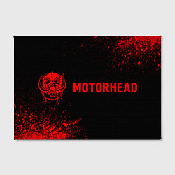 Холст прямоугольный Motorhead - red gradient по-горизонтали, цвет: 3D-принт — фото 2