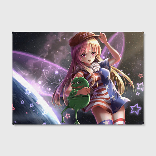 Картина прямоугольная Touhou Project Клаунпис и Пепе / 3D-принт – фото 2