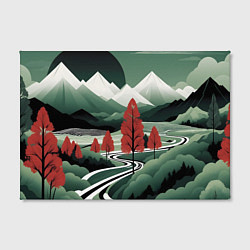 Холст прямоугольный Дорога на природу, цвет: 3D-принт — фото 2