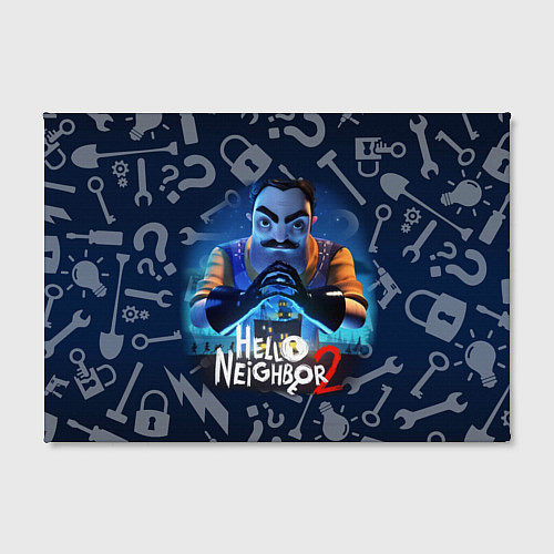 Картина прямоугольная Привет сосед из игры Hello Neighbor / 3D-принт – фото 2