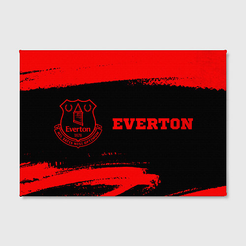 Картина прямоугольная Everton - red gradient по-горизонтали / 3D-принт – фото 2