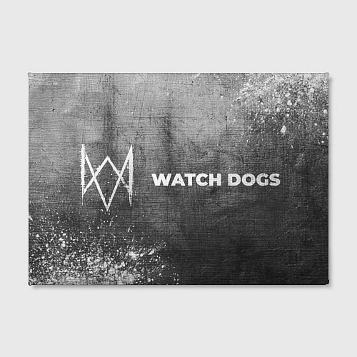 Картина прямоугольная Watch Dogs - grey gradient по-горизонтали / 3D-принт – фото 2