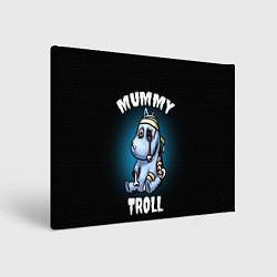 Холст прямоугольный Mummy troll, цвет: 3D-принт