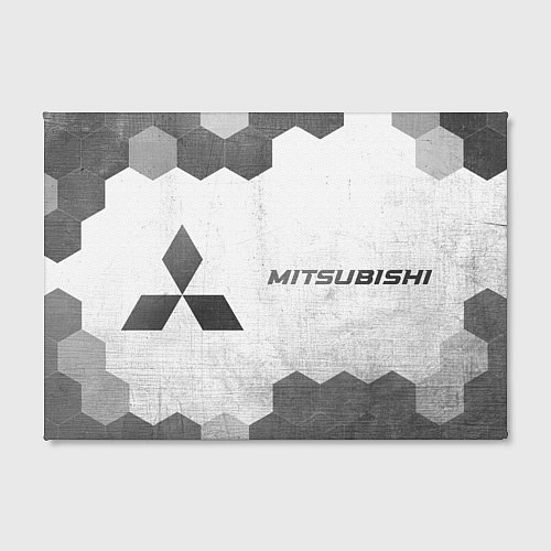 Картина прямоугольная Mitsubishi - white gradient по-горизонтали / 3D-принт – фото 2