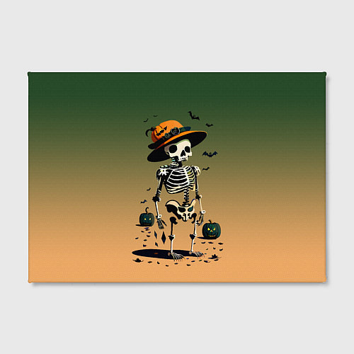 Картина прямоугольная Funny skeleton - ai art fantasy / 3D-принт – фото 2