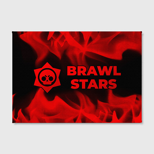 Картина прямоугольная Brawl Stars - red gradient по-горизонтали / 3D-принт – фото 2