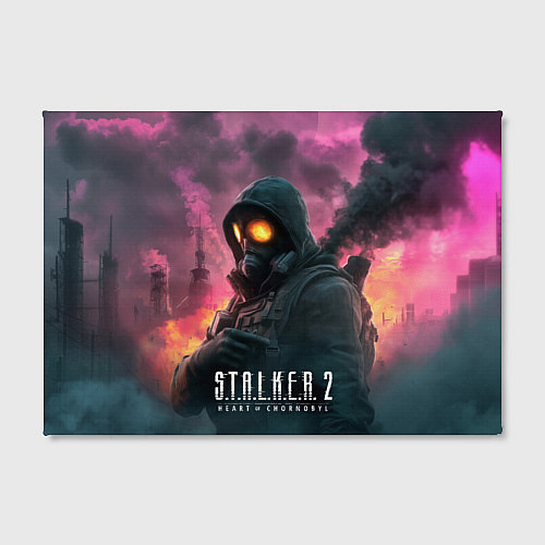 Картина прямоугольная Stalker 2 радиоактивный фон / 3D-принт – фото 2