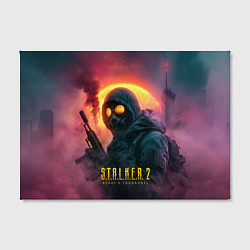 Холст прямоугольный Stalker 2 радиоактивный фон, цвет: 3D-принт — фото 2