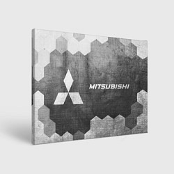 Картина прямоугольная Mitsubishi - grey gradient по-горизонтали