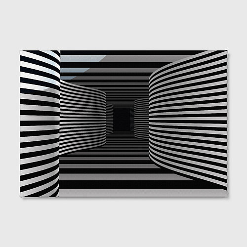 Картина прямоугольная Коридор - оптическая иллюзия / 3D-принт – фото 2