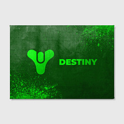 Холст прямоугольный Destiny - green gradient по-горизонтали, цвет: 3D-принт — фото 2