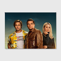 Холст прямоугольный Однажды в Голливуде трио, цвет: 3D-принт — фото 2