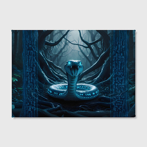 Картина прямоугольная Цифровая змея / 3D-принт – фото 2