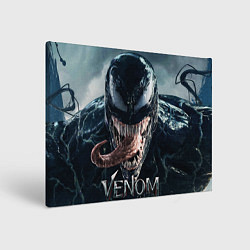 Холст прямоугольный Venom head with tongue, цвет: 3D-принт