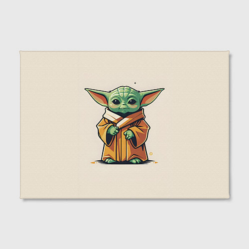Картина прямоугольная Малыш Грогу - Мандолорец / 3D-принт – фото 2