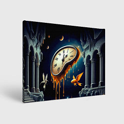 Холст прямоугольный Течение времени - сюрреализм, цвет: 3D-принт