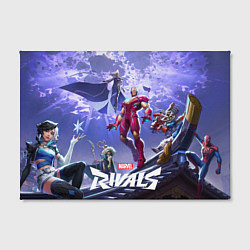 Холст прямоугольный Герои Marvel rivals, цвет: 3D-принт — фото 2